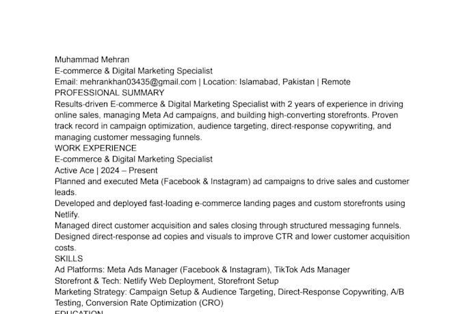 run high converting facebook meta ads and tiktok ads for your e commerce